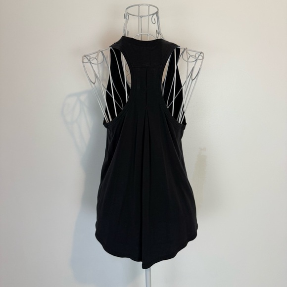 Lululemon Black Racerback Tank Top Size 6 Estimated gym running fitness - Picture 2 of 5